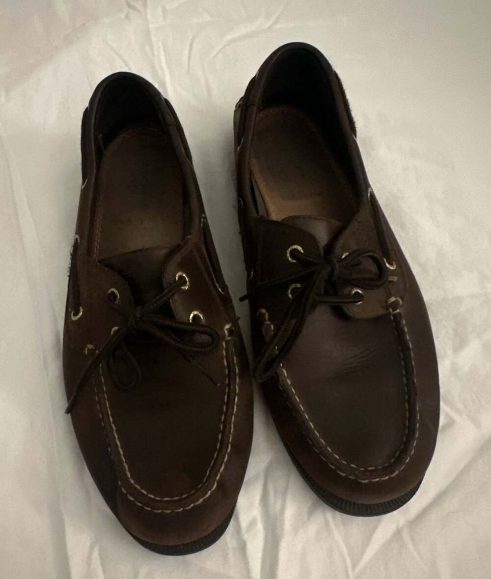 Dockers Men's Vargas Leather Brown Boat Shoes Size 11M